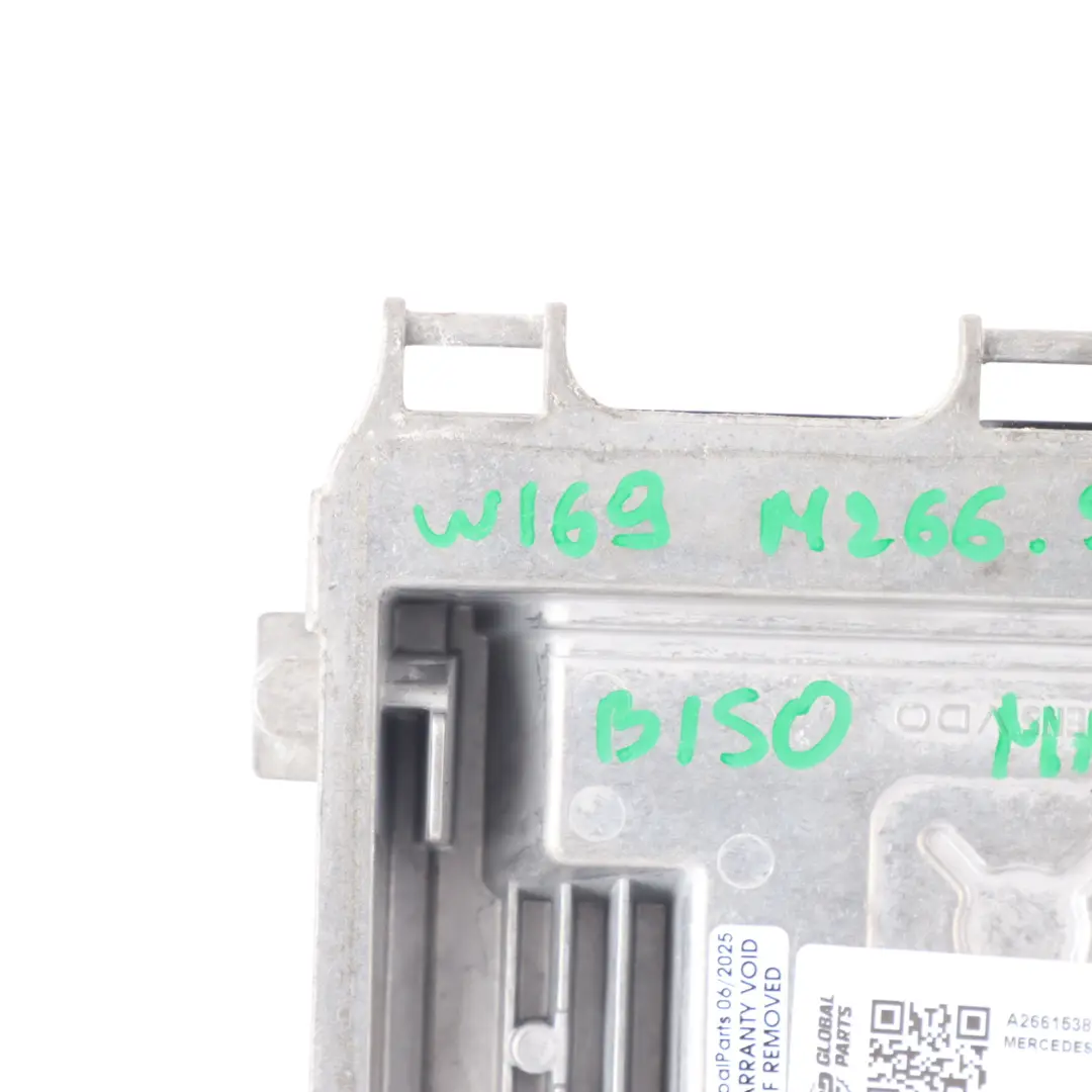 Mercedes W169 B150 M266.920 95HP Engine Control ECU Manual - SKU A2661538979-2 - Part number A2661538979