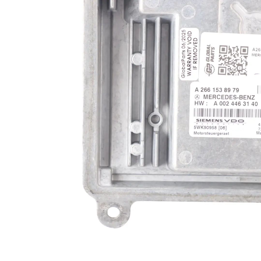 Mercedes W169 B150 M266.920 95HP Engine Control ECU Manual - SKU A2661538979-2 - Part number A2661538979