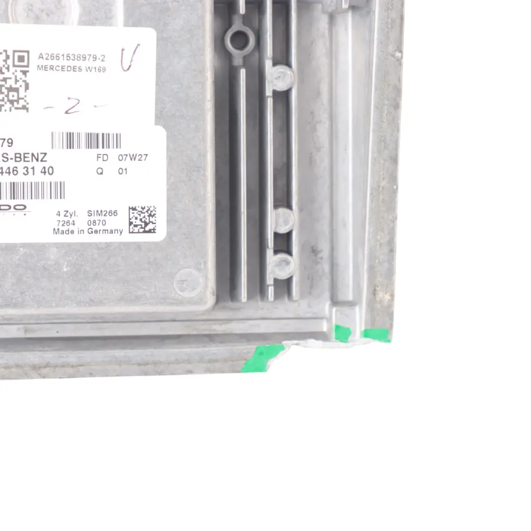 M266.920 95HP Engine Control ECU Manual to Mercedes W169 B150 with Part number A2661538979 Mercedes W169 B150 M266.920 95HP Engine Control ECU Manual - SKU A2661538979-2 - Part number A2661538979