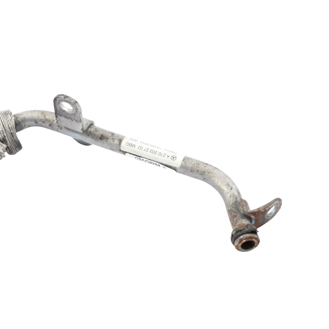 M270 Wąż Płynu Chłodzącego Turbosprężarki A6542039701 do Mercedes W176 o numerze A2702030800 Mercedes W176 M270 Wąż Płynu Chłodzącego Turbosprężarki A6542039701 - SKU A2702030800 - Numer Części A2702030800