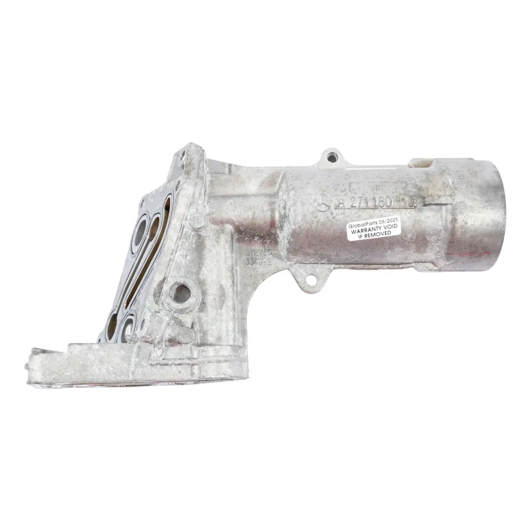 M271 Petrol Engine Oil Filter Housing Cooler to Mercedes W203 with Part number A2711801310 Mercedes W203 M271 Petrol Engine Oil Filter Housing Cooler - SKU A2711801310 - Part number A2711801310