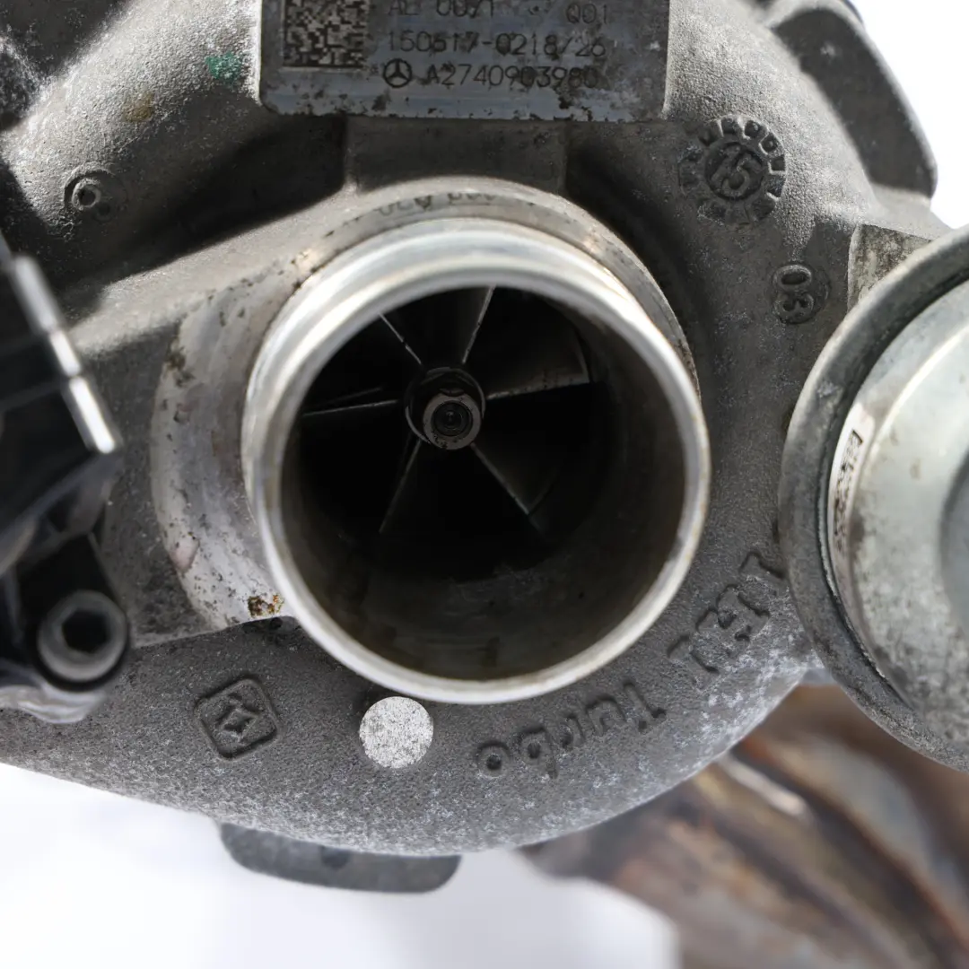Turbocompressore Mercedes W204 W212 W213 X253 Benzina M274 Turbo per con numero di parte A2740903980 Turbocompressore Mercedes W204 W212 W213 X253 Benzina M274 Turbo - SKU A2740903980 - Numero di parte A2740903980