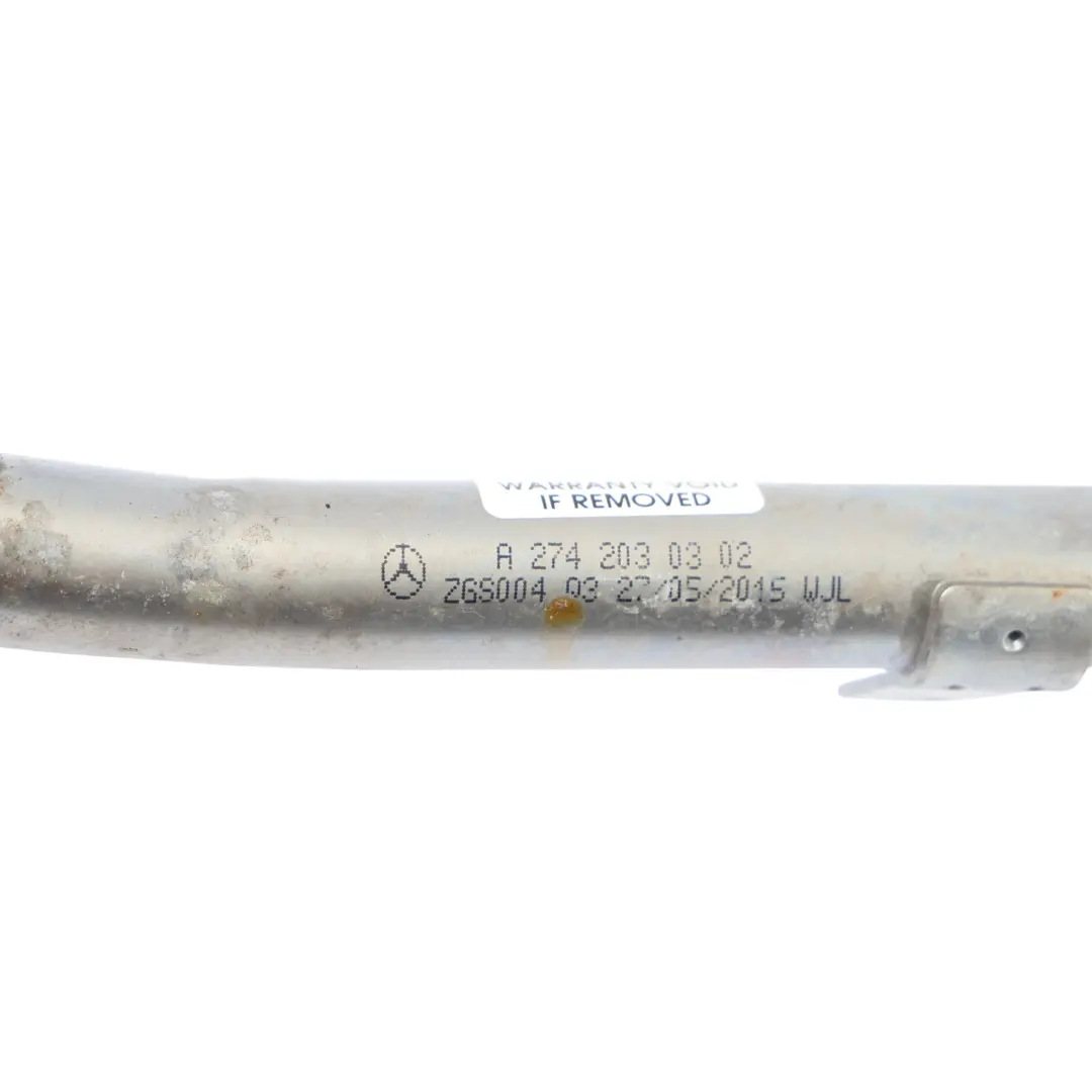 Cooling Hose Mercedes W204 W205 W212 Water Coolant Pipe Line to with Part number A2742030302 Cooling Hose Mercedes W204 W205 W212 Water Coolant Pipe Line - SKU A2742030302 - Part number A2742030302