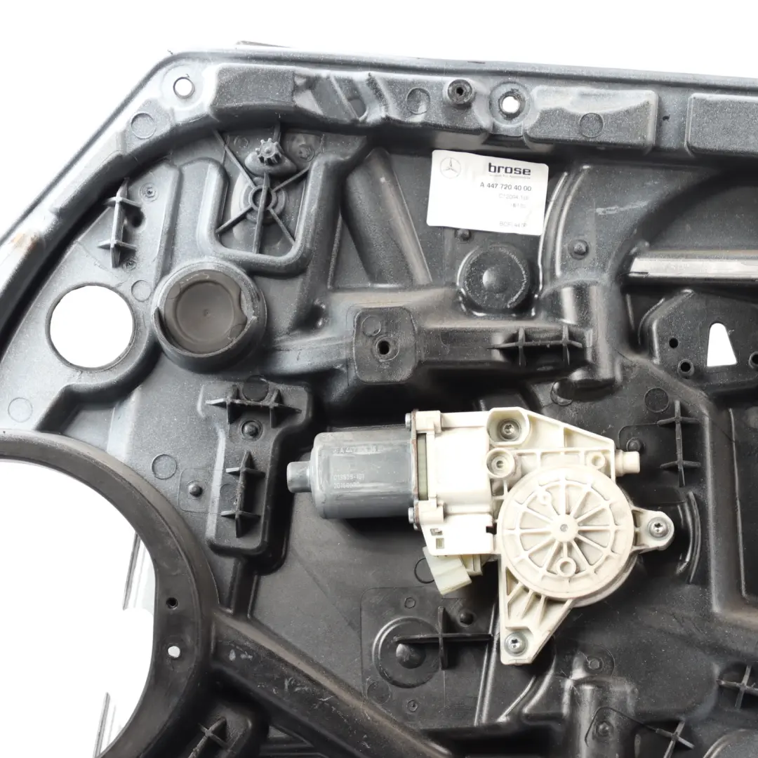 Front Window Lifter Regulator Door Motor Right O/S to Mercedes W447 with Part number A4477204000 Mercedes W447 Front Window Lifter Regulator Door Motor Right O/S - SKU A4477204000-1 - Part number A4477204000