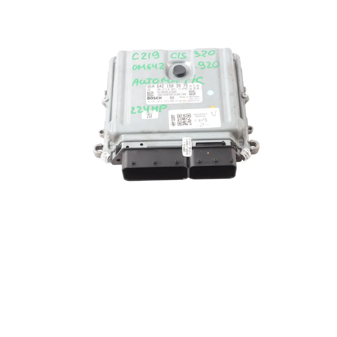 Mercedes C219 CLS 320 642.920 224HP Engine Module Unit ECU Automatic - SKU A6421503972 - Part number A6421503972