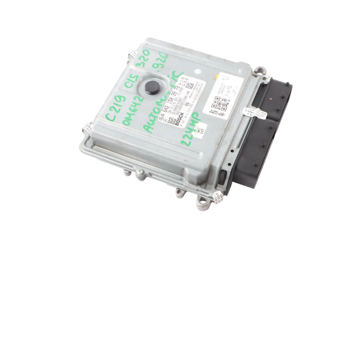 642.920 224HP Engine Module Unit ECU Automatic to Mercedes C219 CLS 320 with Part number A6421503972 Mercedes C219 CLS 320 642.920 224HP Engine Module Unit ECU Automatic - SKU A6421503972 - Part number A6421503972