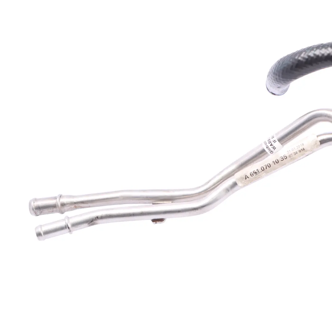 OM651 Tubo Flessibile Del Carburante Diesel per Mercedes W212 con numero di parte A6510701035 Mercedes W212 OM651 Tubo Flessibile Del Carburante Diesel - SKU A6510701035 - Numero di parte A6510701035