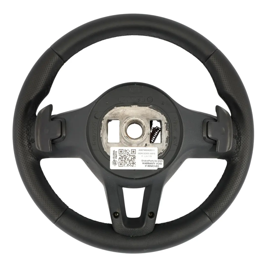 Steering Wheel Mercedes W907 W910 NEW Black Leather Paddle Shift  - SKU A9074604203-1 - Part number A9074604203