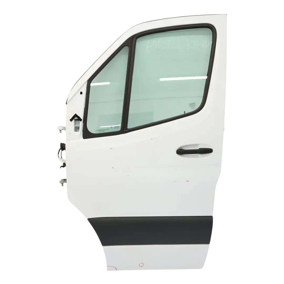 W907 W910 Door Front Left N/S Door Arctic White - 9147 to Mercedes Sprinter with Part number A9107202400 Mercedes Sprinter W907 W910 Door Front Left N/S Door Arctic White - 9147 - SKU A9107202400-ARW1 - Part number A9107202400