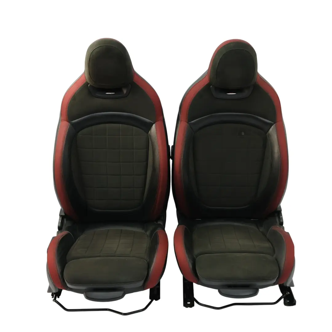 Seats Mini F56 John Cooper Works Heated Sport Dinamica Leather Carbon Black Red to with Part number F56-SPORT-HALFLEATHER-DINAMICA Seats Mini F56 John Cooper Works Heated Sport Dinamica Leather Carbon Black Red - SKU F56-SPORT-HALFLEATHER-DINAMICA-RED - Part number F56-SPORT-HALFLEATHER-DINAMICA
