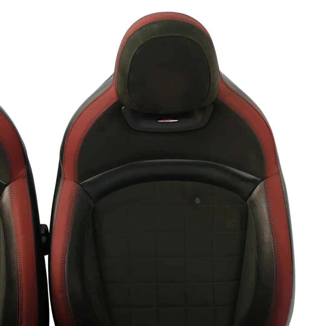  Sedili Mini F56 John Cooper Works Riscaldati Sport Dinamica Pelle Nero Carbonio - SKU F56-SPORT-HALFLEATHER-DINAMICA-RED - Numero di parte F56-SPORT-HALFLEATHER-DINAMICA