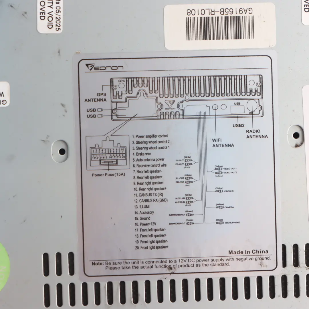 Media Player Eonon Infotainment System Navigation 7" Screen Android to BMW E90 with Part number GA9165B-RL0108 BMW E90 Media Player Eonon Infotainment System Navigation 7" Screen Android - SKU GA9165B-RL0108 - Part number GA9165B-RL0108