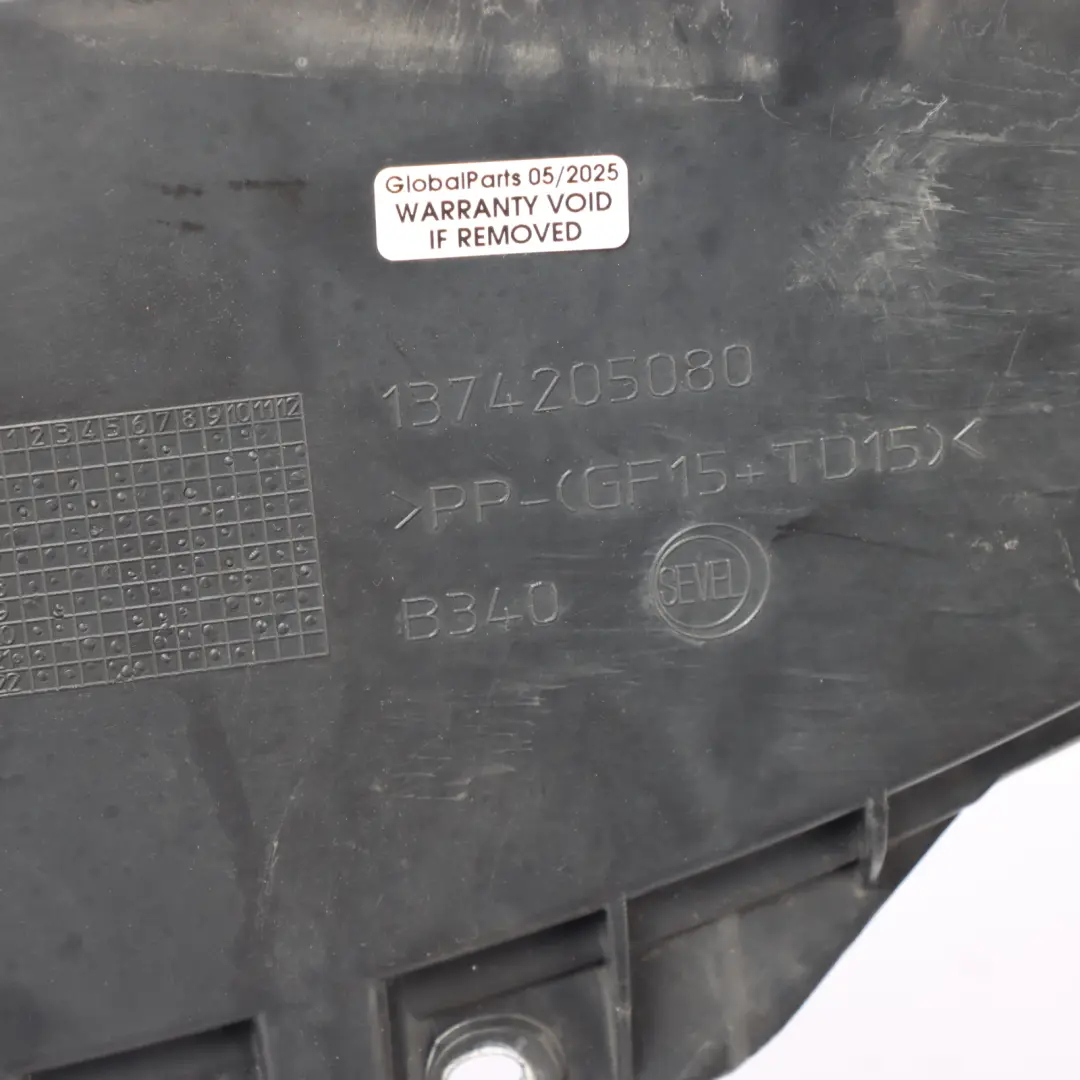  Citroen RELAY 35 Front Bonnet Air Duct - SKU RHD-1374205080 - Part number 1374205080