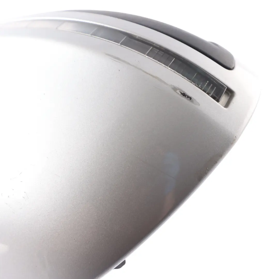Audi A6 C6 Wing Mirror Door Electric Right O/S Ice Silver Metallic - X7W - SKU RHD-4F2857410AK-ICS - Part number 4F2857410AK