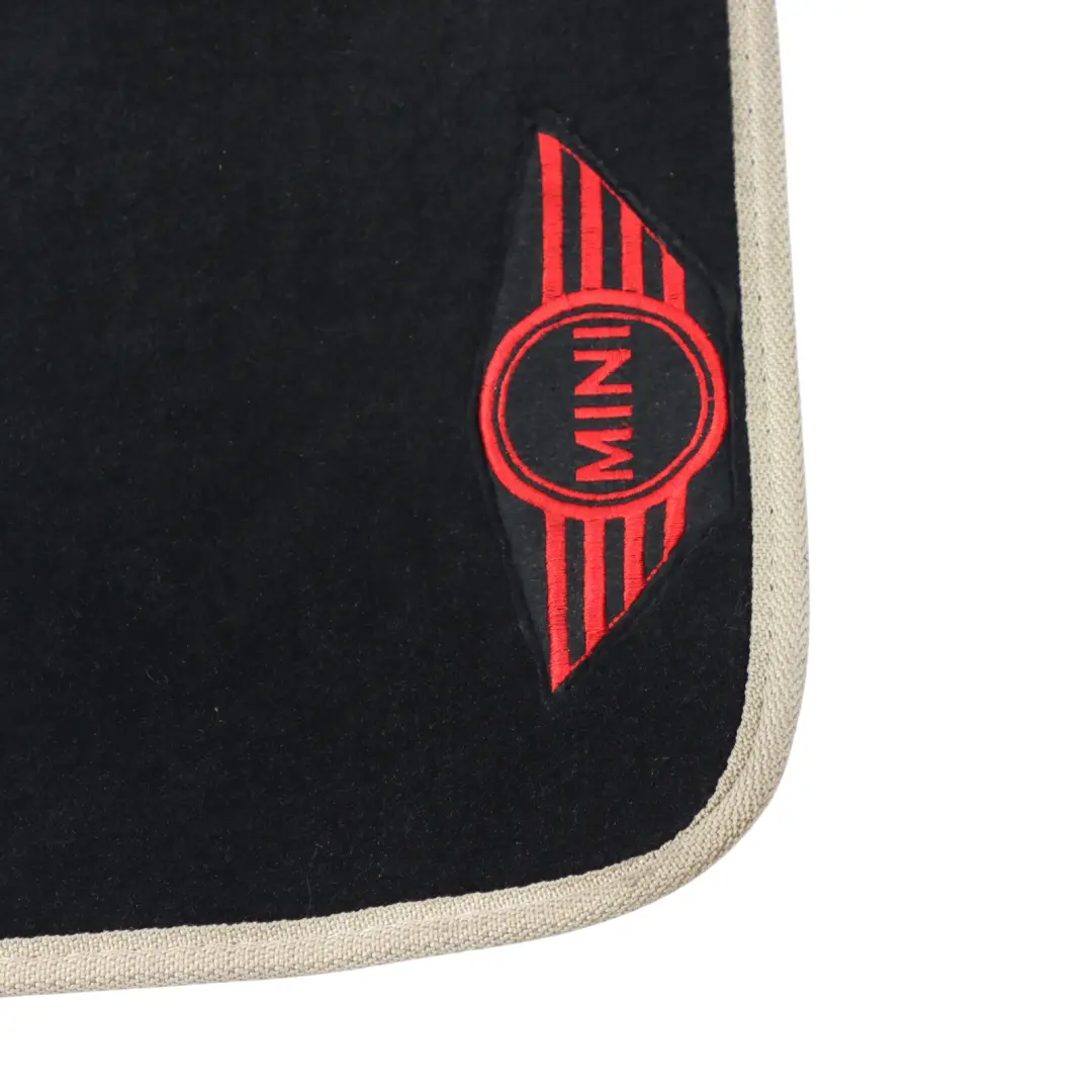 Floor Mats Interior Front Rear Velour Mat Cover Set to Mini Cabrio R52 with Part number 7124532 Mini Cabrio R52 Floor Mats Interior Front Rear Velour Mat Cover Set - SKU RHD-7124532 - Part number 7124532