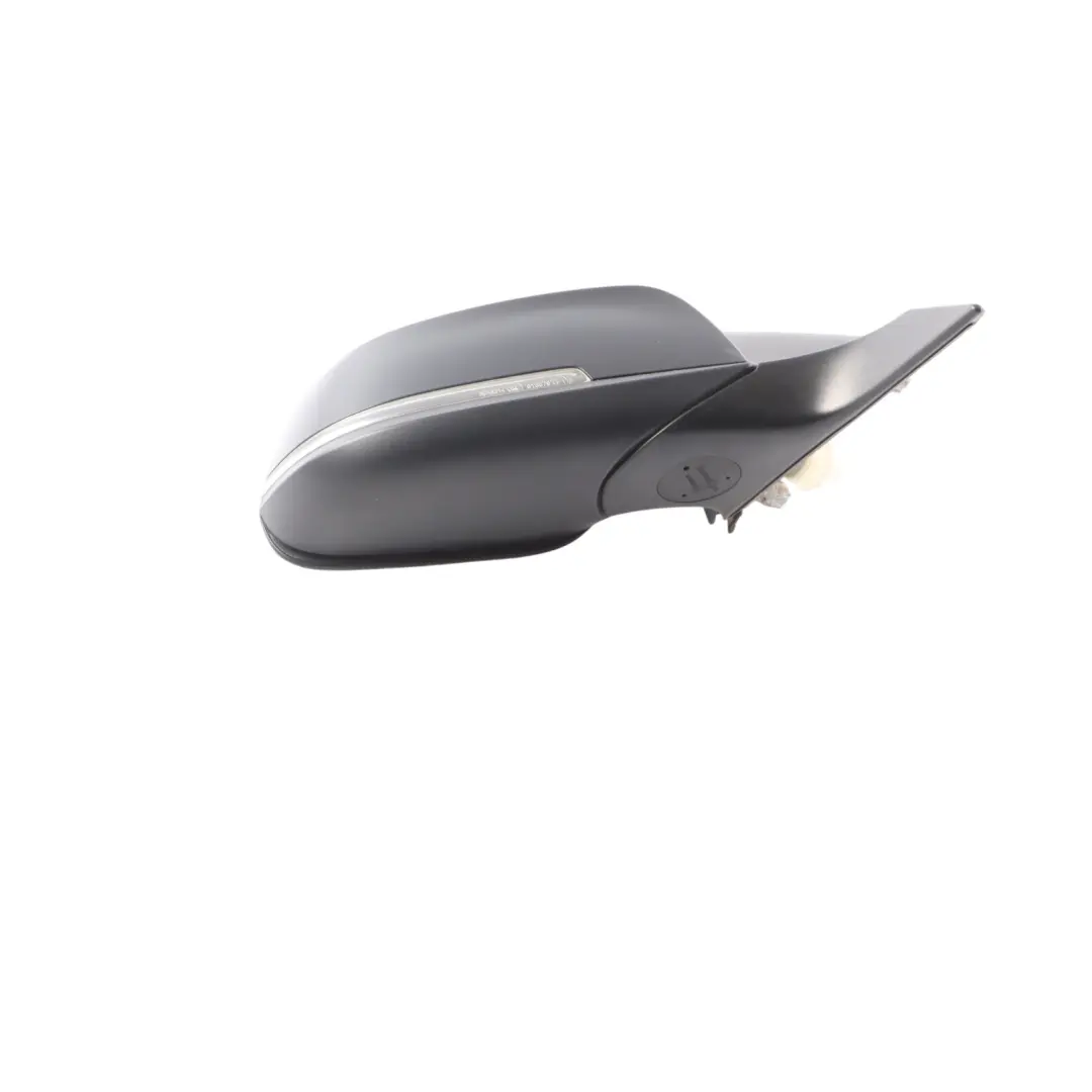 BMW F20 Wing Mirror Heated Right Door O/S Outside 6 Pins Schwarz 2 Black 668 - SKU RHD-7242704-SCH2 - Part number 7242704
