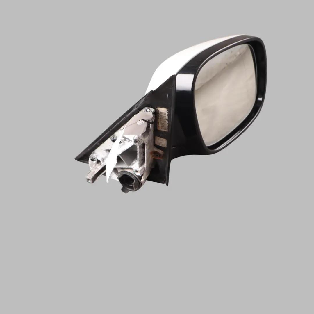 BMW F25 Outer Mirror Wing Heated Right O/S High Gloss Alpinweiss 3 300 - SKU RHD-7264120-AW - Part number 7264120