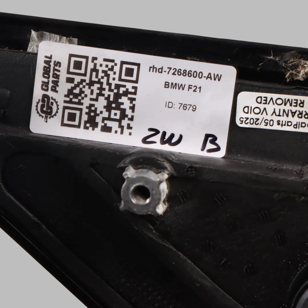 Wing Mirror Right O/S High Gloss Heated Alpinweiss Alpine White 300 to BMW F21 F22 with Part number 7268600 BMW F21 F22 Wing Mirror Right O/S High Gloss Heated Alpinweiss Alpine White 300 - SKU RHD-7268600-AW - Part number 7268600