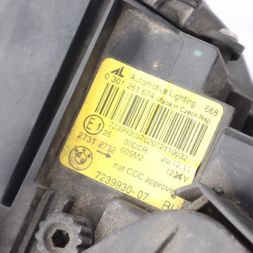 Headlight BMW E92 E93 LCI Bi-Xenon Headlamp Head Lamp Right O/S 7239930 to with Part number 7273206 Headlight BMW E92 E93 LCI Bi-Xenon Headlamp Head Lamp Right O/S 7239930 - SKU RHD-7273206-4 - Part number 7273206