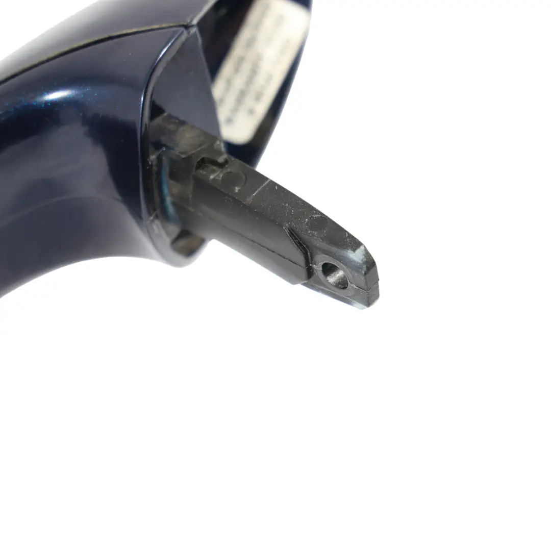 Front Right O/S Exterior Grab Handle Tanzanite Blue Metallic - X10 to BMW F10 F11 with Part number 7276244 BMW F10 F11 Front Right O/S Exterior Grab Handle Tanzanite Blue Metallic - X10 - SKU RHD-7276244-TAN - Part number 7276244