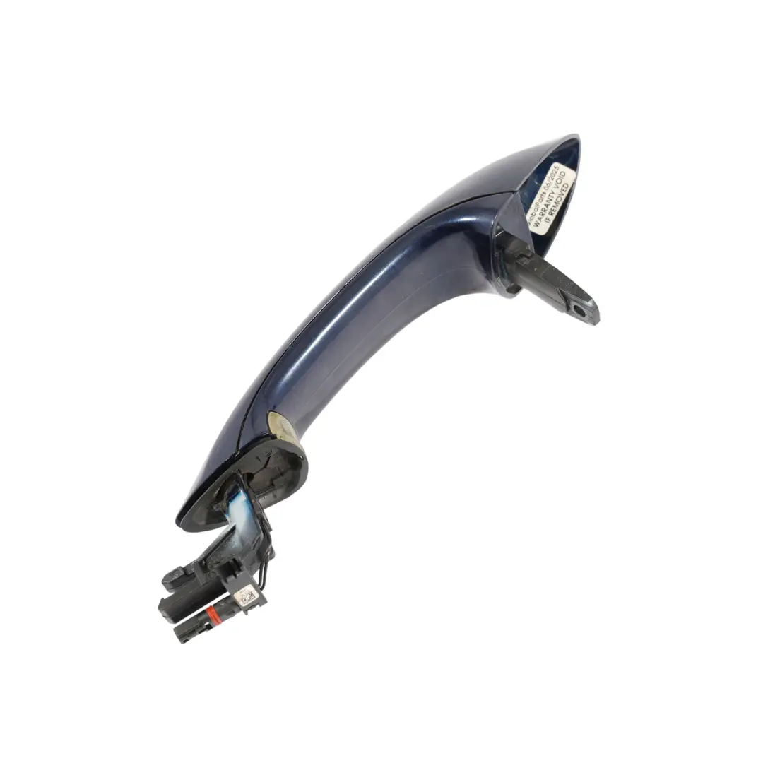 Front Right O/S Exterior Grab Handle Tanzanite Blue Metallic - X10 to BMW F10 F11 with Part number 7276244 BMW F10 F11 Front Right O/S Exterior Grab Handle Tanzanite Blue Metallic - X10 - SKU RHD-7276244-TAN - Part number 7276244