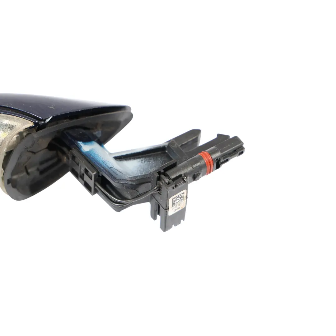 Front Right O/S Exterior Grab Handle Tanzanite Blue Metallic - X10 to BMW F10 F11 with Part number 7276244 BMW F10 F11 Front Right O/S Exterior Grab Handle Tanzanite Blue Metallic - X10 - SKU RHD-7276244-TAN - Part number 7276244