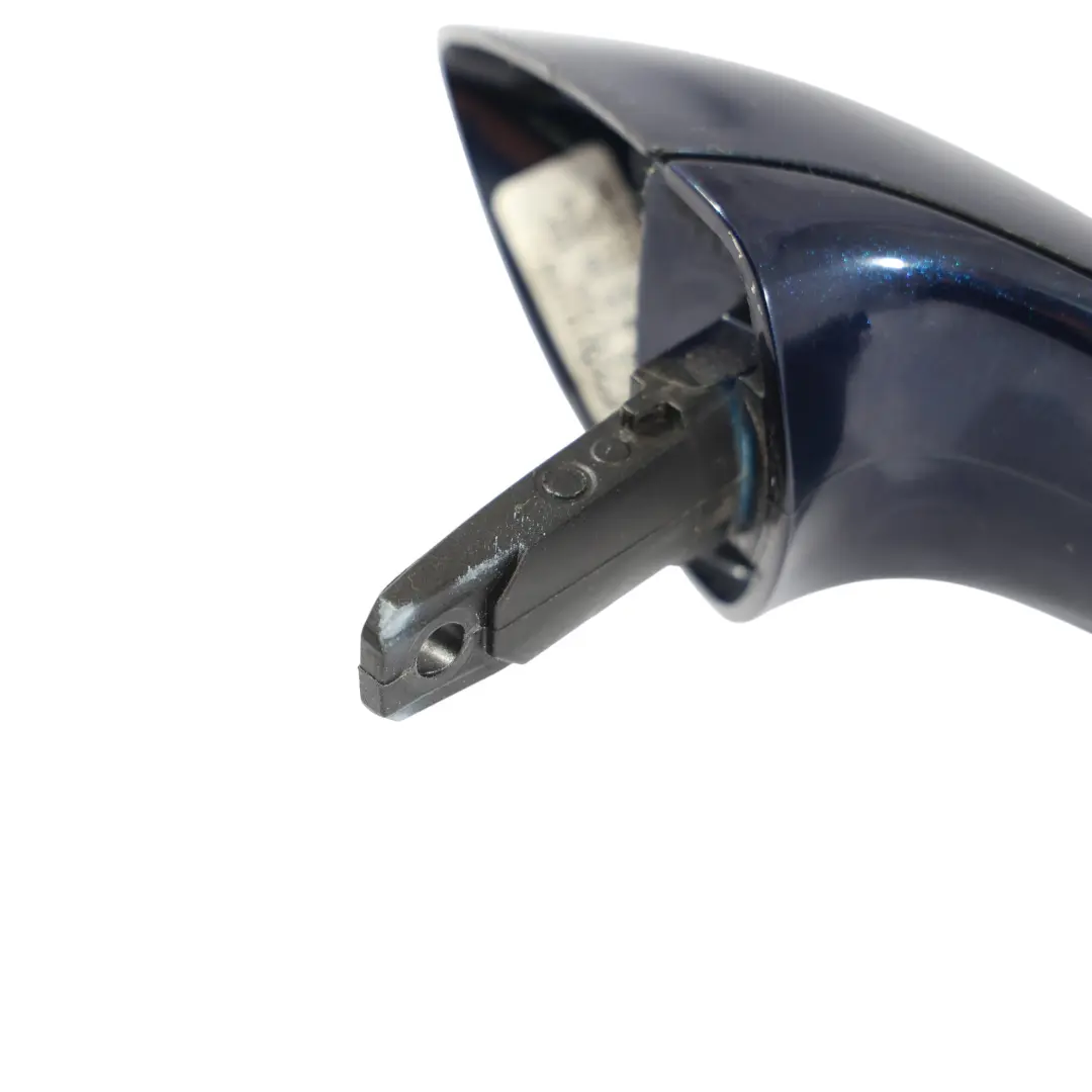 Front Right O/S Exterior Grab Handle Tanzanite Blue Metallic - X10 to BMW F10 F11 with Part number 7276244 BMW F10 F11 Front Right O/S Exterior Grab Handle Tanzanite Blue Metallic - X10 - SKU RHD-7276244-TAN - Part number 7276244