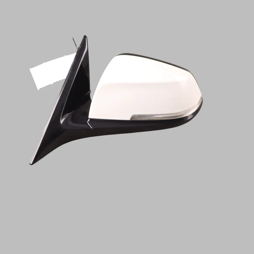 BMW F34 GT Door Wing Mirror Heated Electric Left N/S Alpinweiss 3 - 300 - SKU RHD-7291589-AW - Part number 7291589