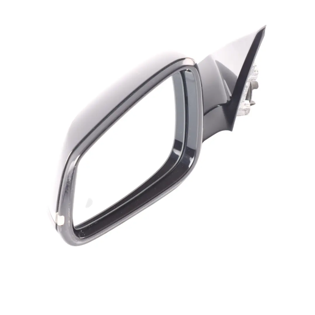 BMW F30 F31 High Gloss Heated Left Wing Mirror N/S Black Sapphire Metallic 475 - SKU RHD-7345659-BS - Part number 7345659