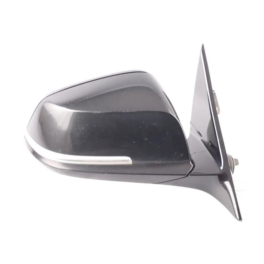  Wing Mirror BMW F30 F31 High Gloss Heated Right Black Sapphire Metallic 475 - SKU RHD-7345660-BS1 - Part number 7345660