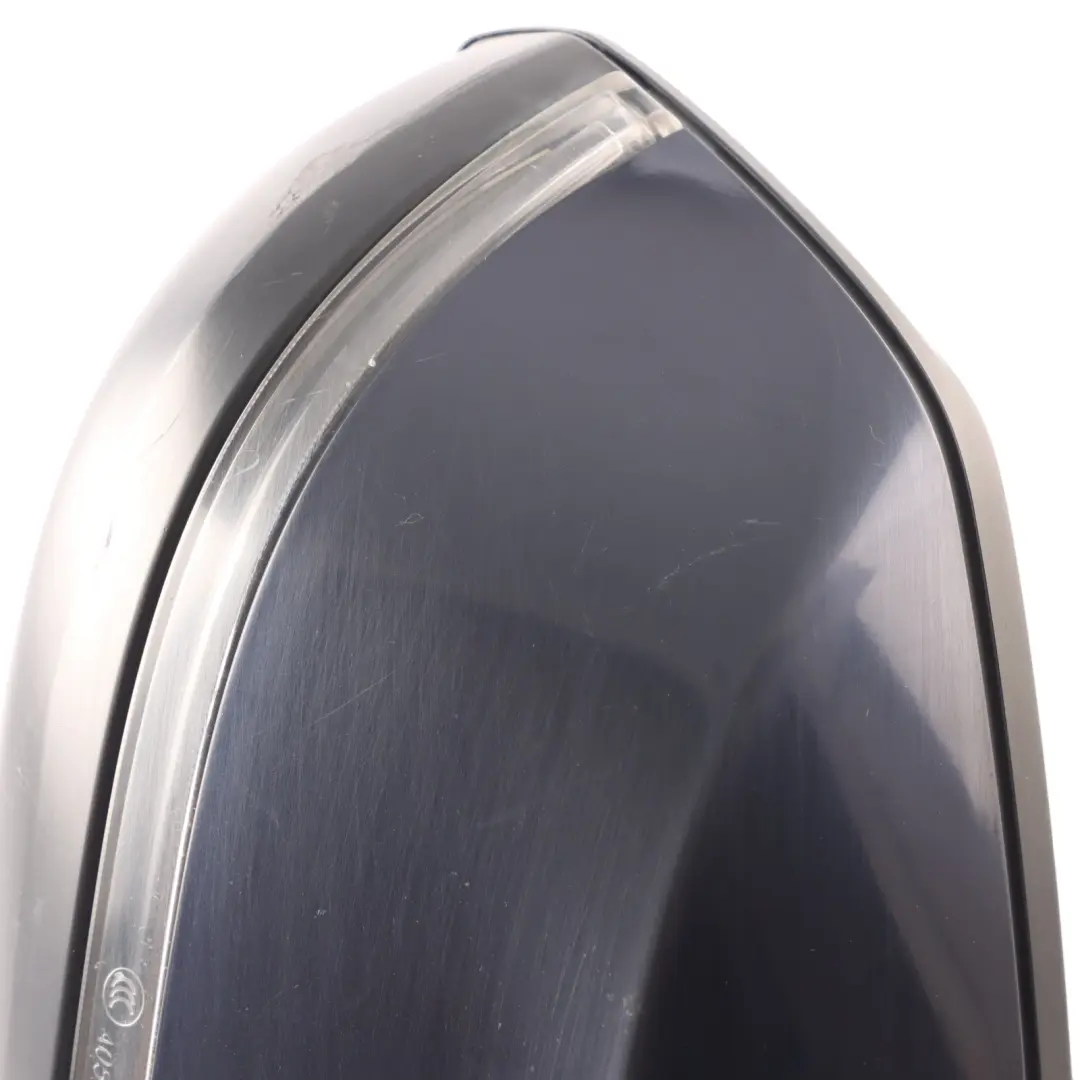 Wing Mirror BMW F10 F11 LCI Heated Right Door O/S Imperial Blue Metallic - A89 to with Part number 7350642 Wing Mirror BMW F10 F11 LCI Heated Right Door O/S Imperial Blue Metallic - A89 - SKU RHD-7350642-IBB - Part number 7350642