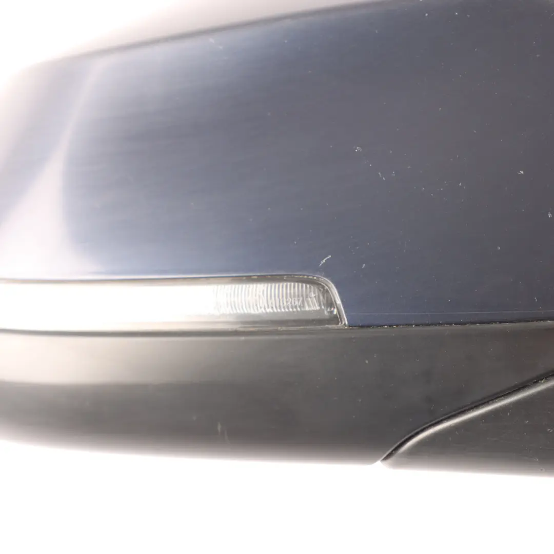 Wing Mirror BMW F10 F11 LCI Heated Right Door O/S Imperial Blue Metallic - A89 to with Part number 7350642 Wing Mirror BMW F10 F11 LCI Heated Right Door O/S Imperial Blue Metallic - A89 - SKU RHD-7350642-IBB - Part number 7350642