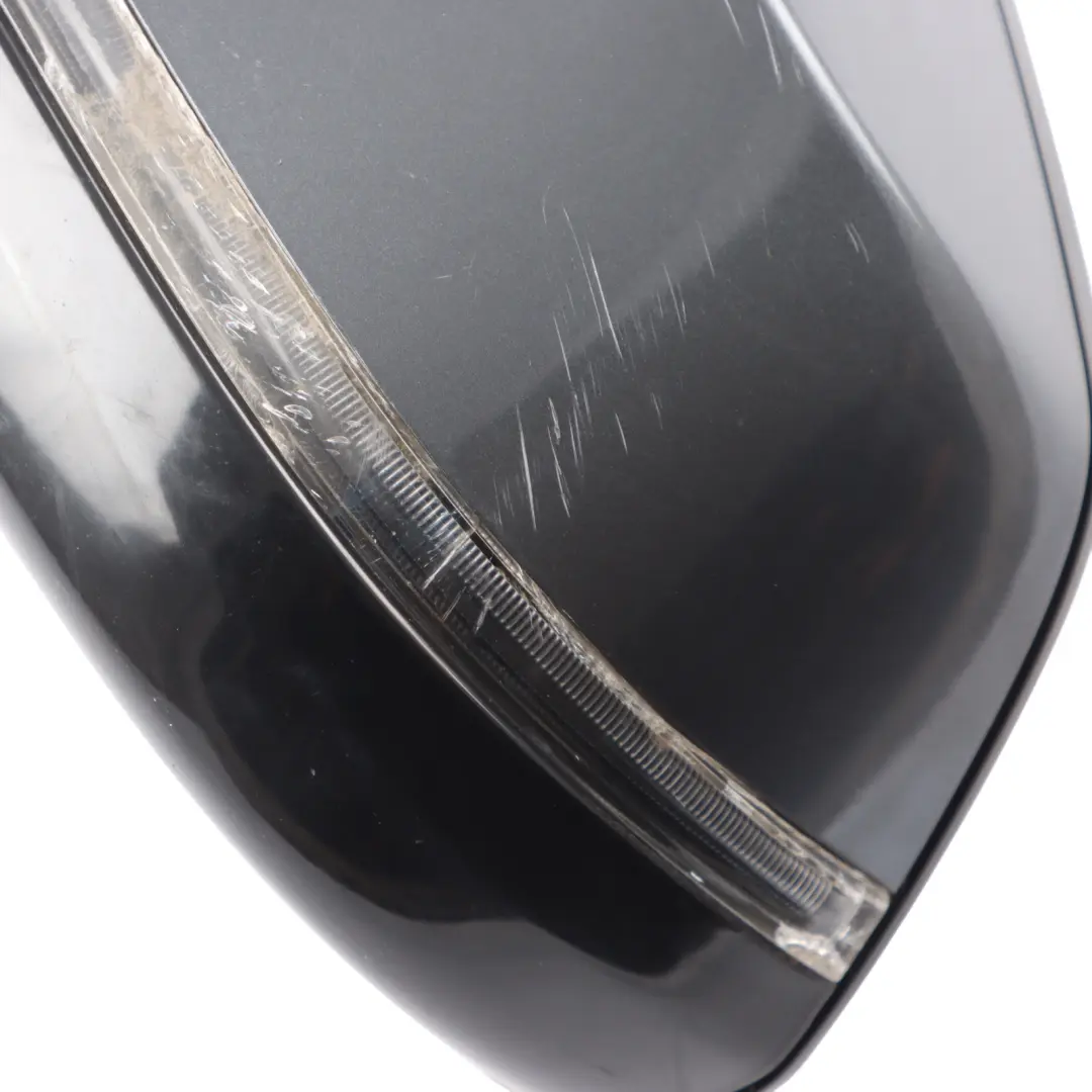  Wing Mirror BMW F10 F11 LCI Outside Door Left N/S 7 Pins Mineralgrau Grey - B39 - SKU rhd-7350645-MG - Part number 7350645