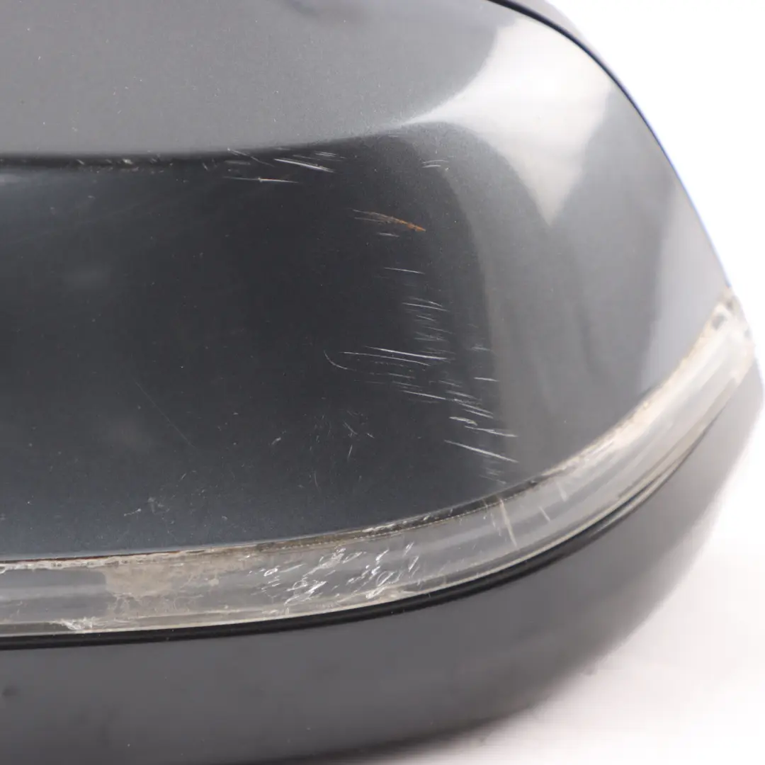  Wing Mirror BMW F10 F11 LCI Outside Door Left N/S 7 Pins Mineralgrau Grey - B39 - SKU rhd-7350645-MG - Part number 7350645