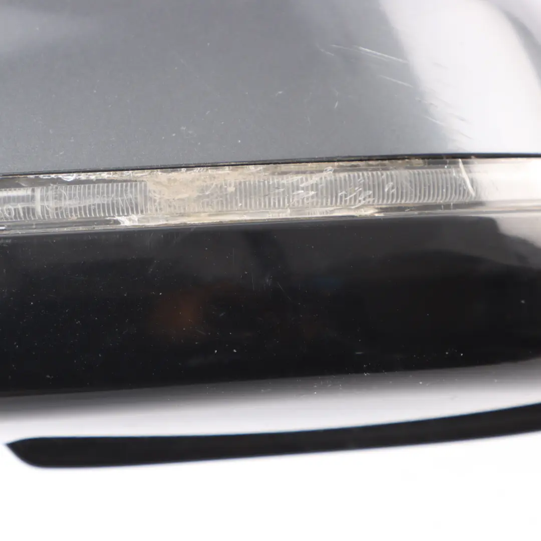  Wing Mirror BMW F10 F11 LCI Outside Door Left N/S 7 Pins Mineralgrau Grey - B39 - SKU rhd-7350645-MG - Part number 7350645
