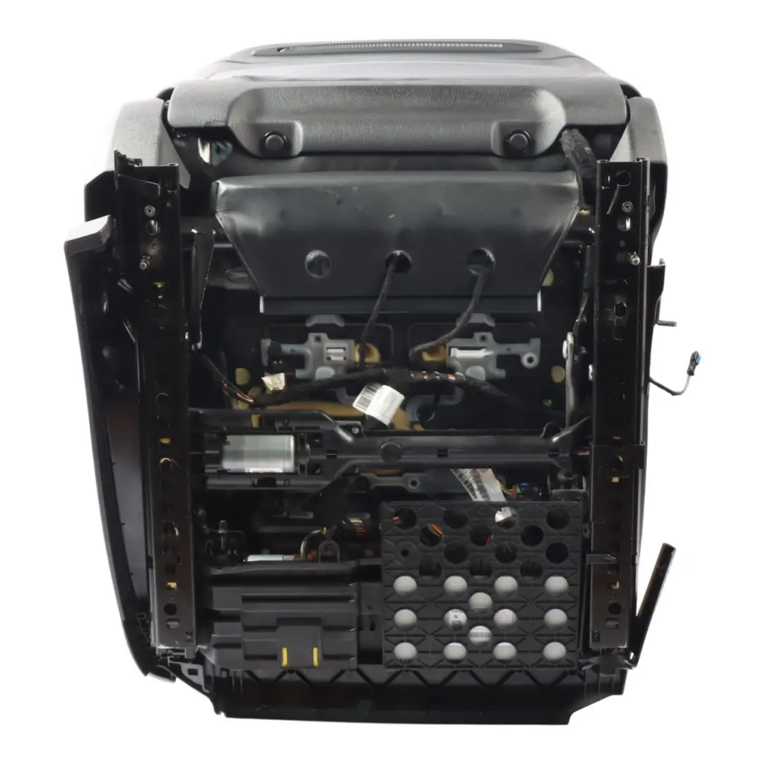 BMW X6 F16 M Sport Front Seat Heated Memory Left N/S Leather Dakota Black White - SKU RHD-7411527-1 - Part number 7411527