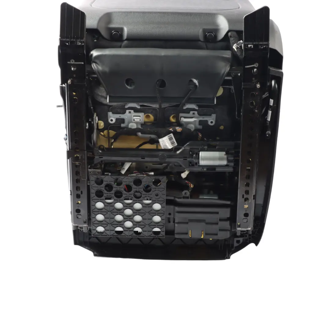 BMW X6 F16 M Sport Front Seat Heated Memory Right O/S Leather Dakota Black White - SKU RHD-7411530-1 - Part number 7411530