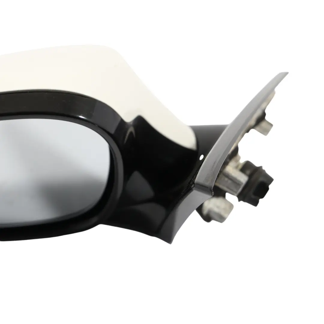 BMW E81 E82 E88 Left Heated Outside Wing Mirror N/S Alpinweiss 3 - 300 - SKU RHD-8051915-AW - Part number 8051915