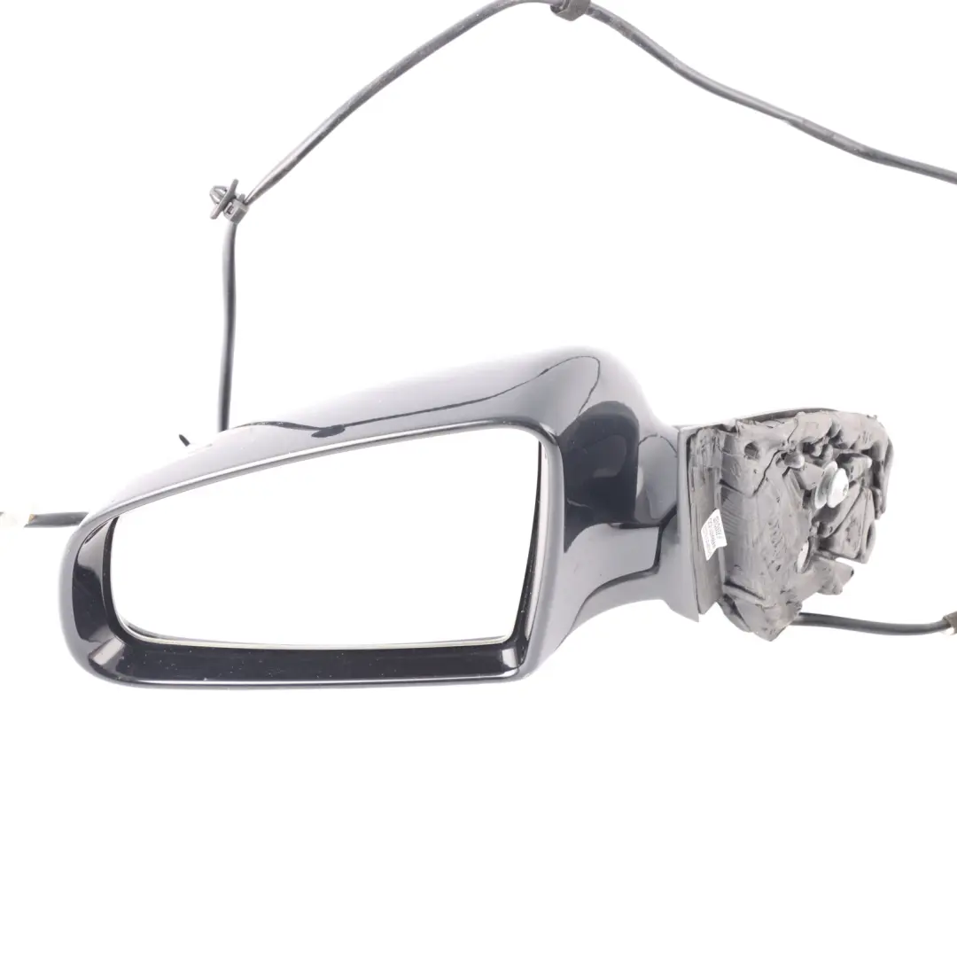 Audi A4 B7 Wing Mirror Left Door N/S Outside Brilliant Black - LY9B - SKU rhd-8E2858531AA-BBL - Part number 8E2858531AA