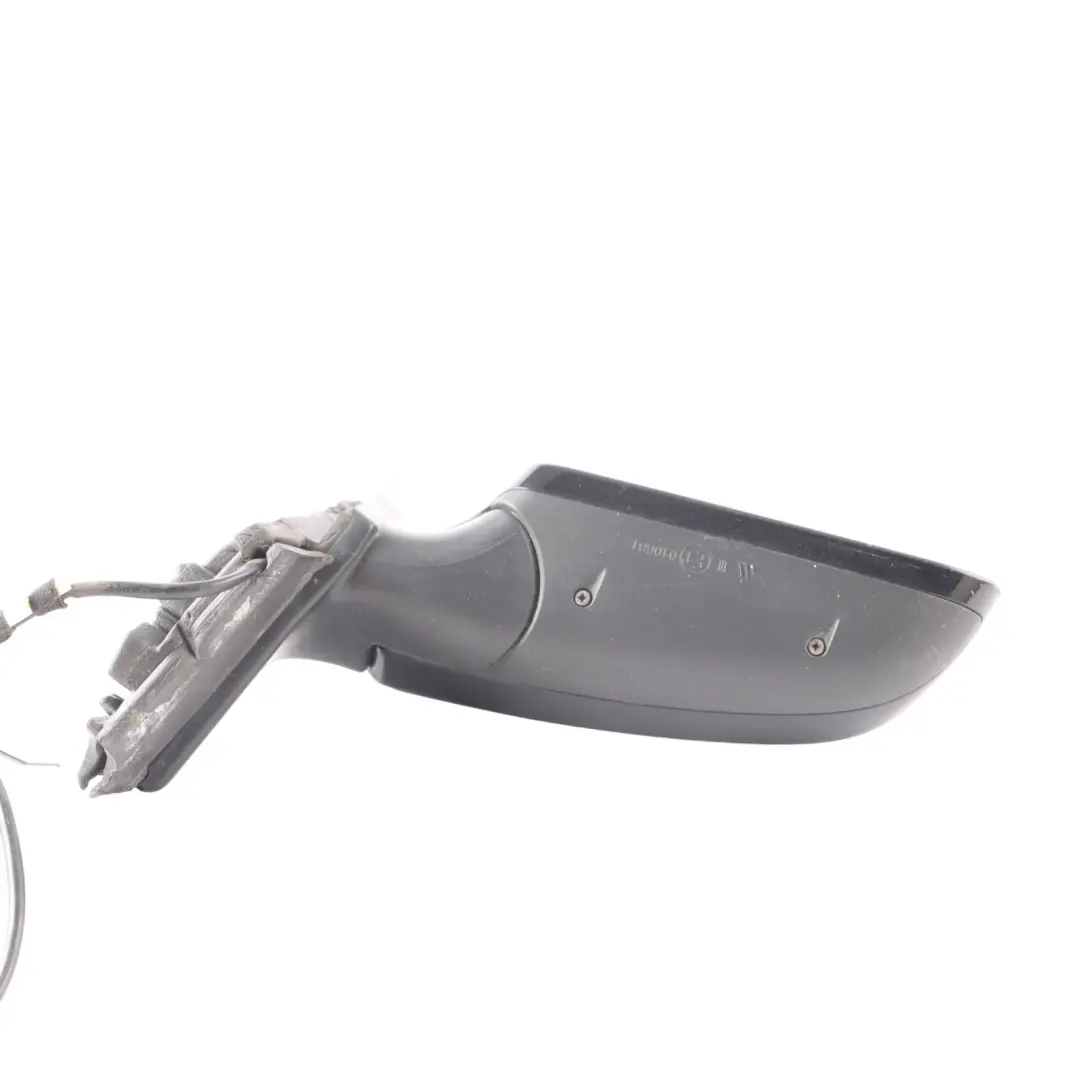 Audi A4 B7 Wing Mirror Right Door O/S Outside Brilliant Black - LY9B - SKU rhd-8E2858532AA-BBL - Part number 8E2858532AA