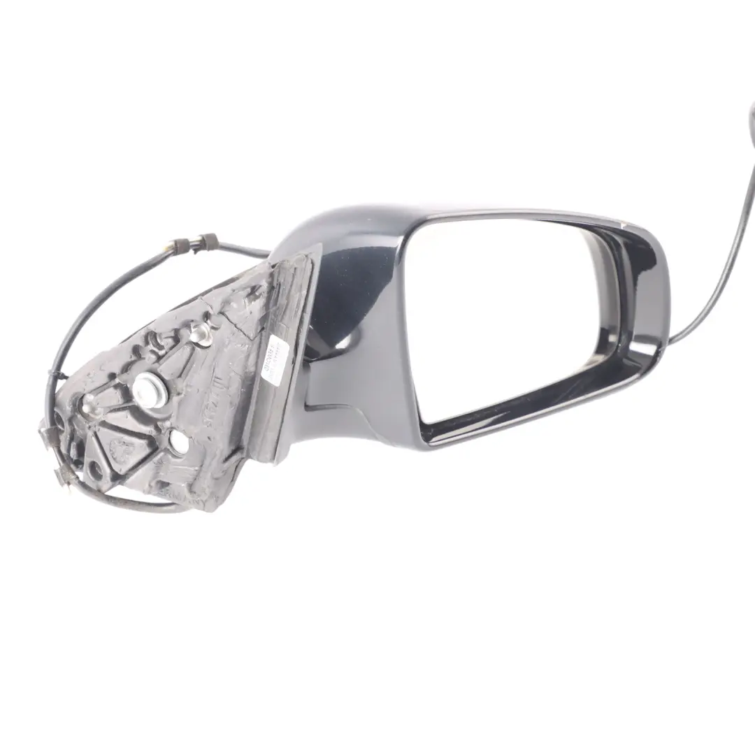 Audi A4 B7 Wing Mirror Right Door O/S Outside Brilliant Black - LY9B - SKU rhd-8E2858532AA-BBL - Part number 8E2858532AA