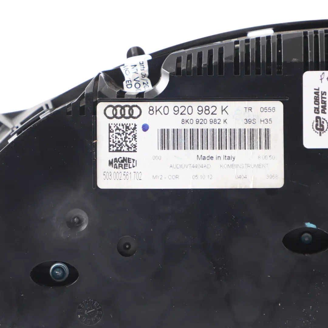 Instrument Cluster Speedometer Clocks Automatic to Audi S4 B8 3.0 TFSI with Part number 8K0920982K Audi S4 B8 3.0 TFSI Instrument Cluster Speedometer Clocks Automatic - SKU RHD-8K0920982K - Part number 8K0920982K