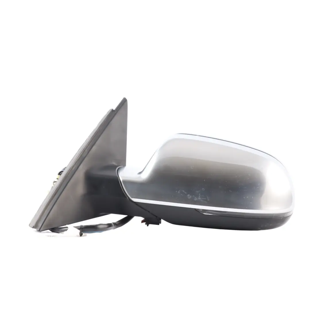 Audi A4 B8 Front Mirror Wing Door Electric Left N/S Aluminium - SKU RHD-8K2857409AH-ALU - Part number 8K2857409AH