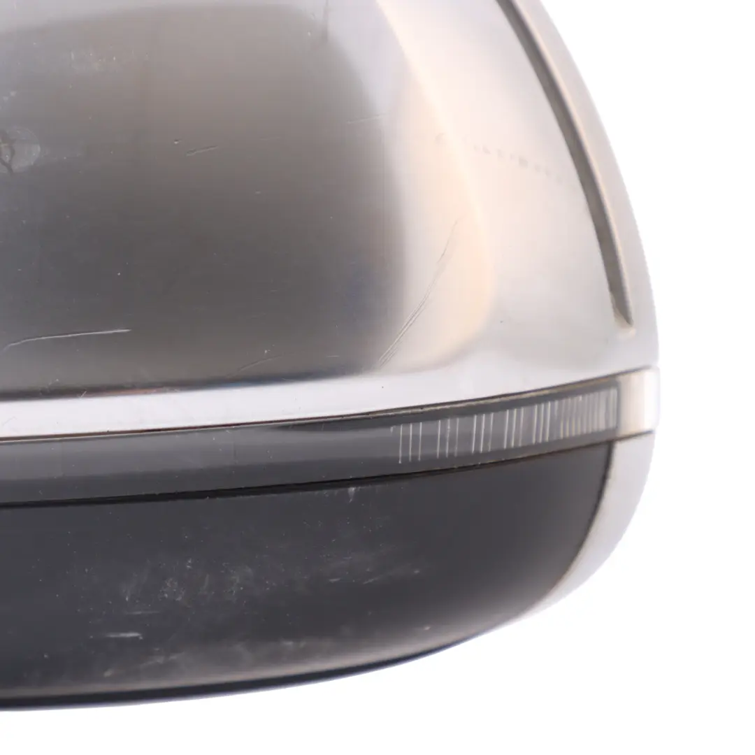 Audi A4 B8 Front Mirror Wing Door Electric Left N/S Aluminium - SKU RHD-8K2857409AH-ALU - Part number 8K2857409AH