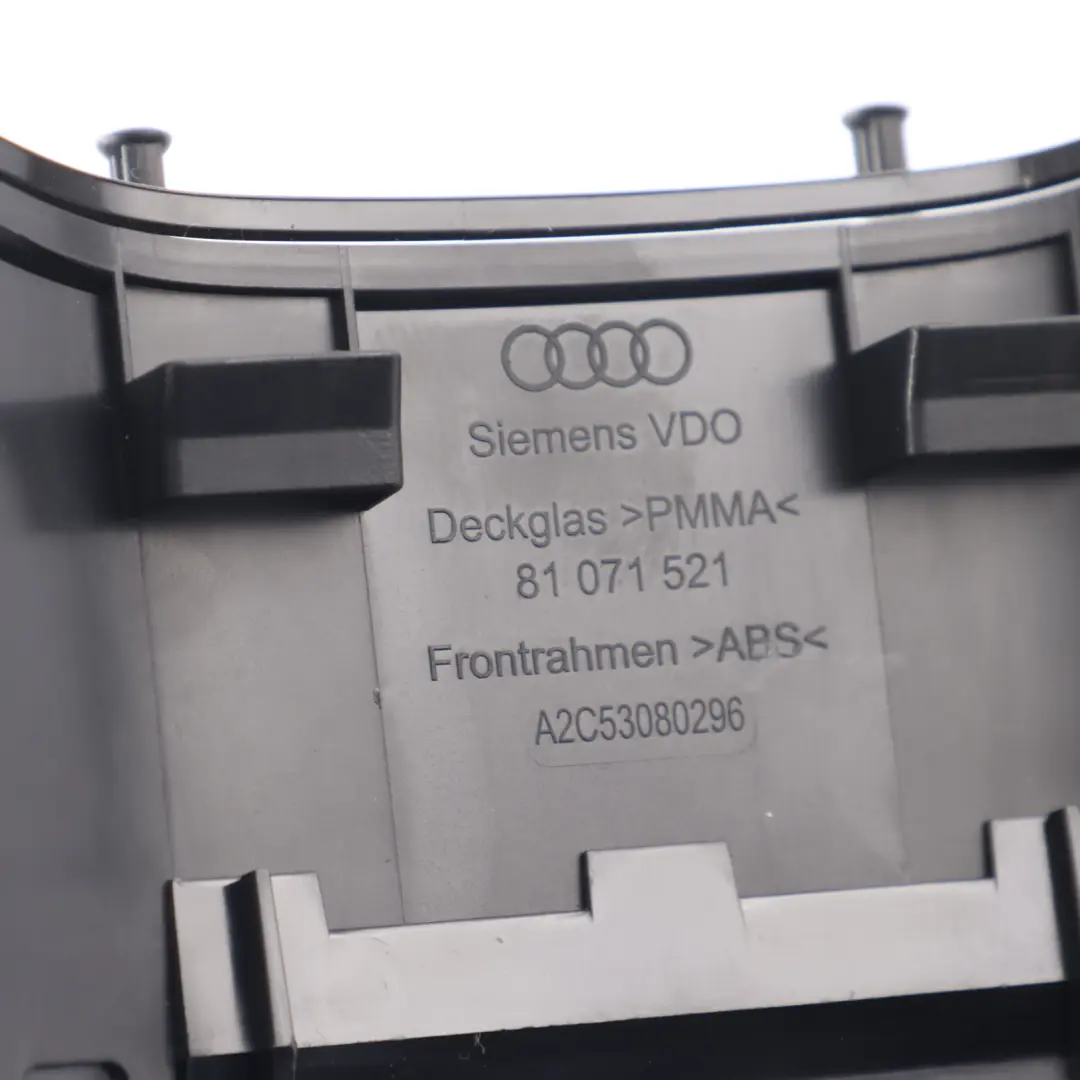 Instrument Cluster Speedometer Cluster Manual to Audi A3 8P Petrol with Part number 8P0920980TX Audi A3 8P Petrol Instrument Cluster Speedometer Cluster Manual - SKU RHD-8P0920980TX - Part number 8P0920980TX