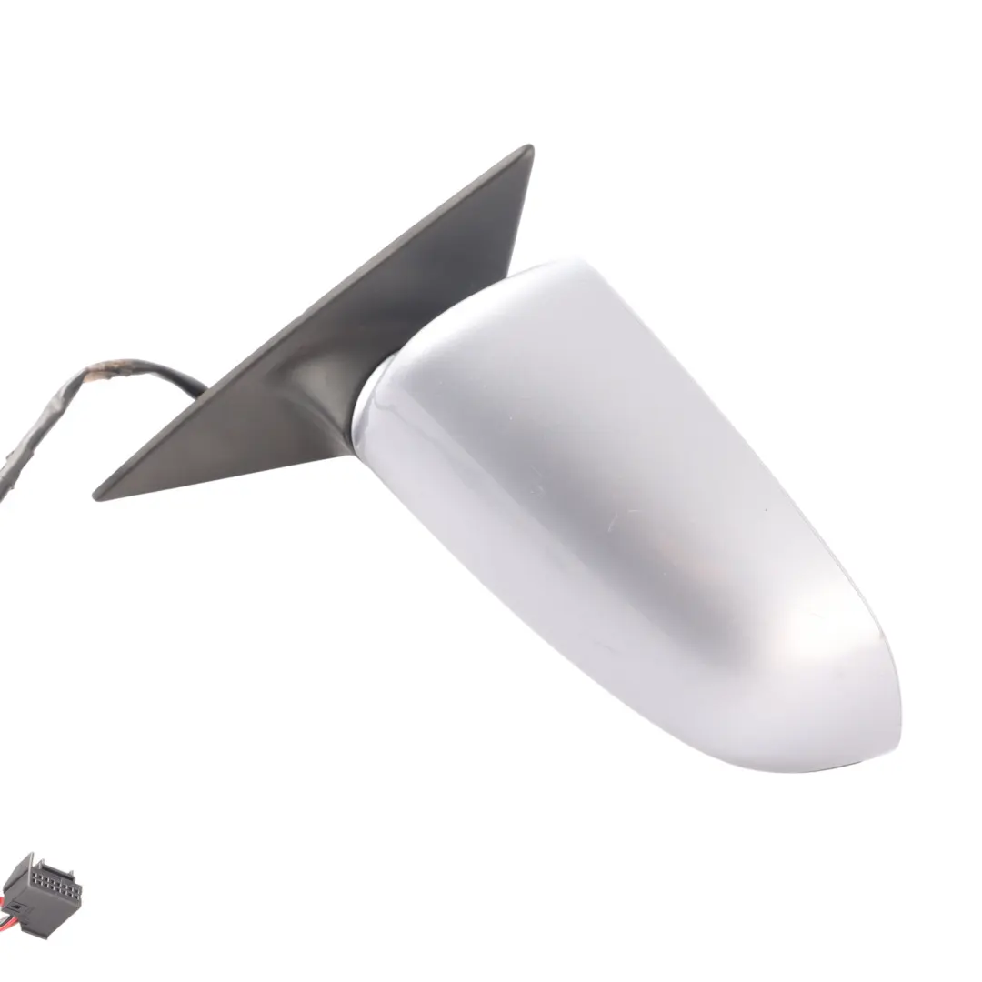 Door Wing Mirror View Left N/S Akoya Silver Metallic - Y7H to Audi A3 8P with Part number 8P2858531K Audi A3 8P Door Wing Mirror View Left N/S Akoya Silver Metallic - Y7H - SKU RHD-8P2858531K-ASI - Part number 8P2858531K