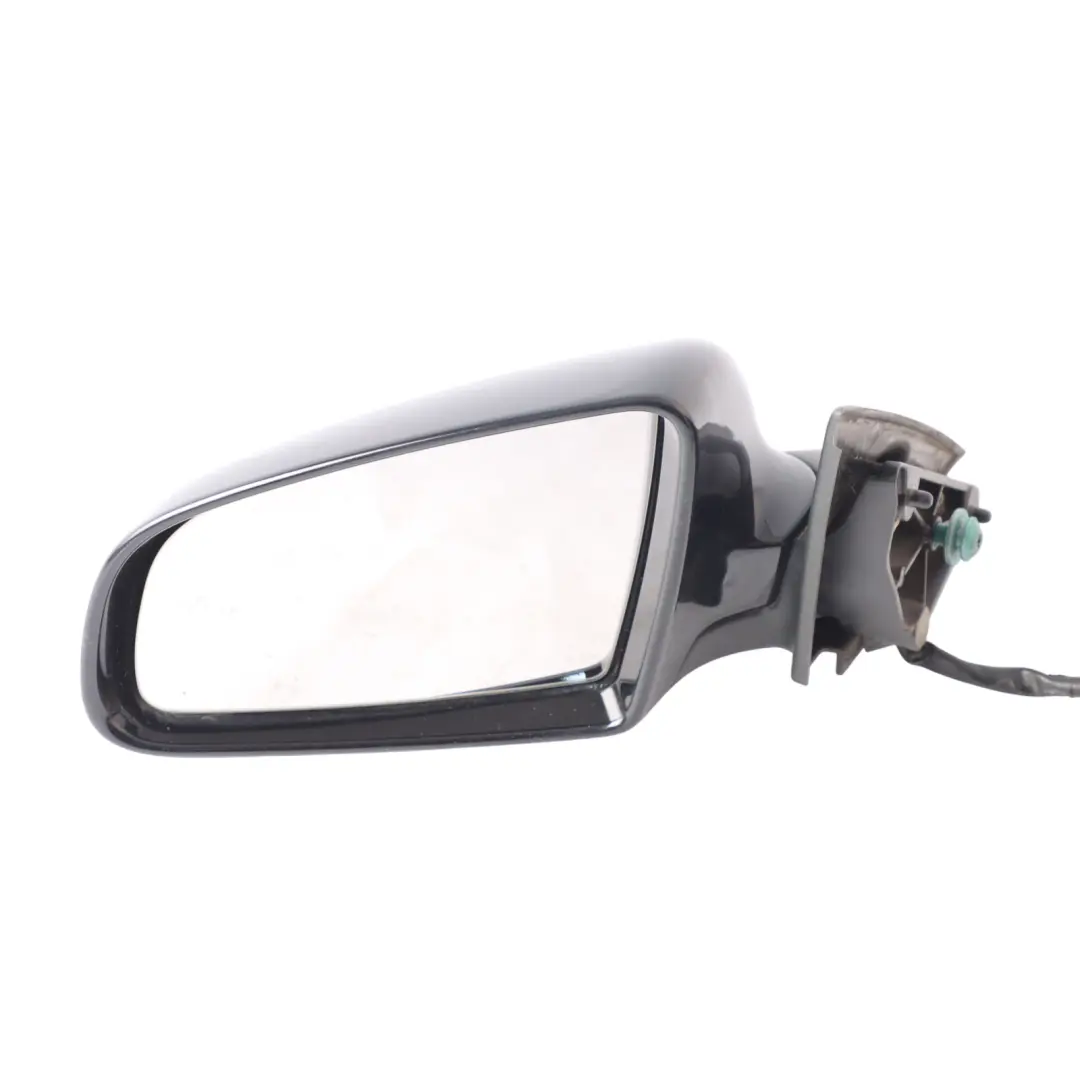 Audi A3 8P Door Wing Mirror View Left N/S Brilliant Black Metallic - Y9B - SKU RHD-8P2858531K-BBL - Part number 8P2858531K