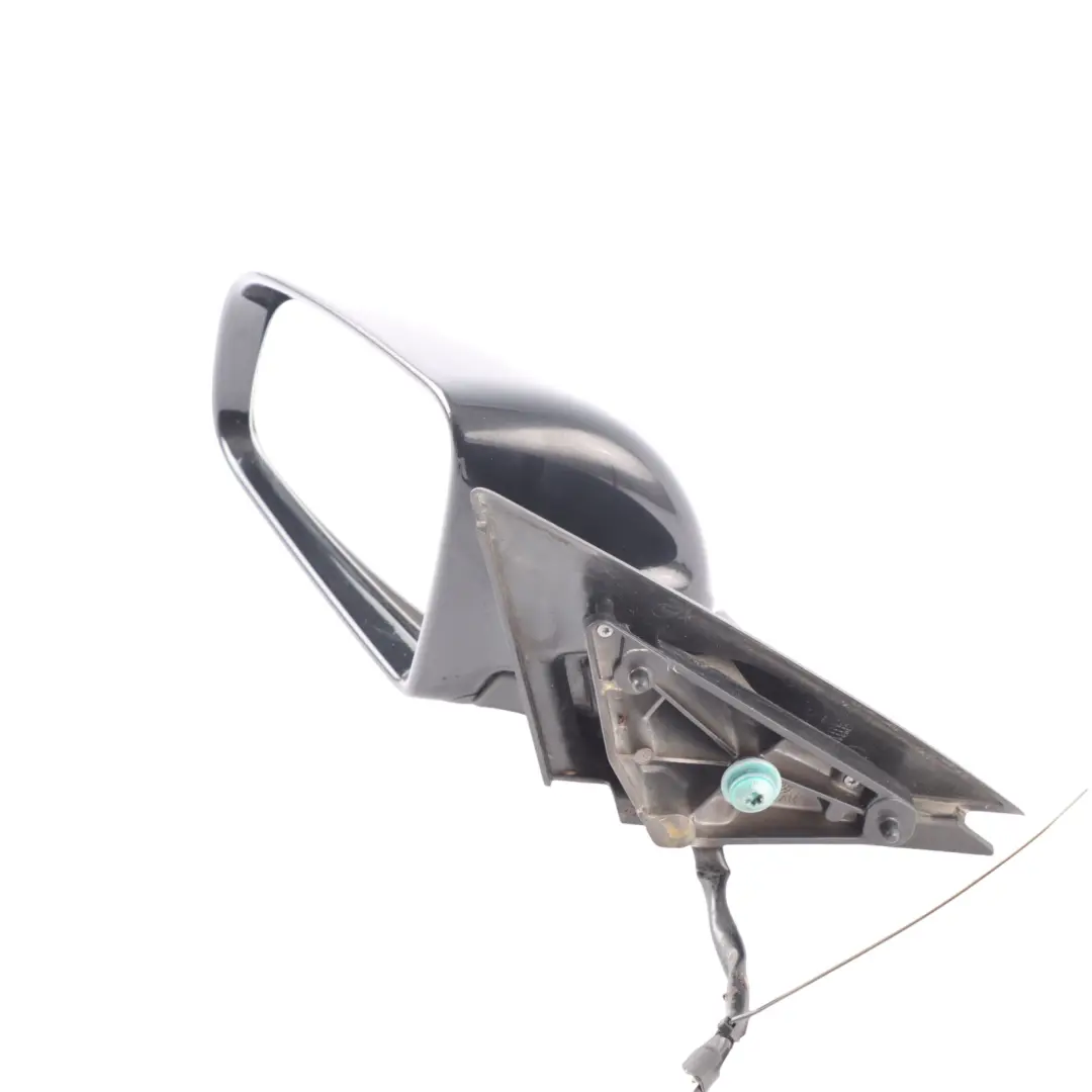 Audi A3 8P Door Wing Mirror View Left N/S Brilliant Black Metallic - Y9B - SKU RHD-8P2858531K-BBL - Part number 8P2858531K