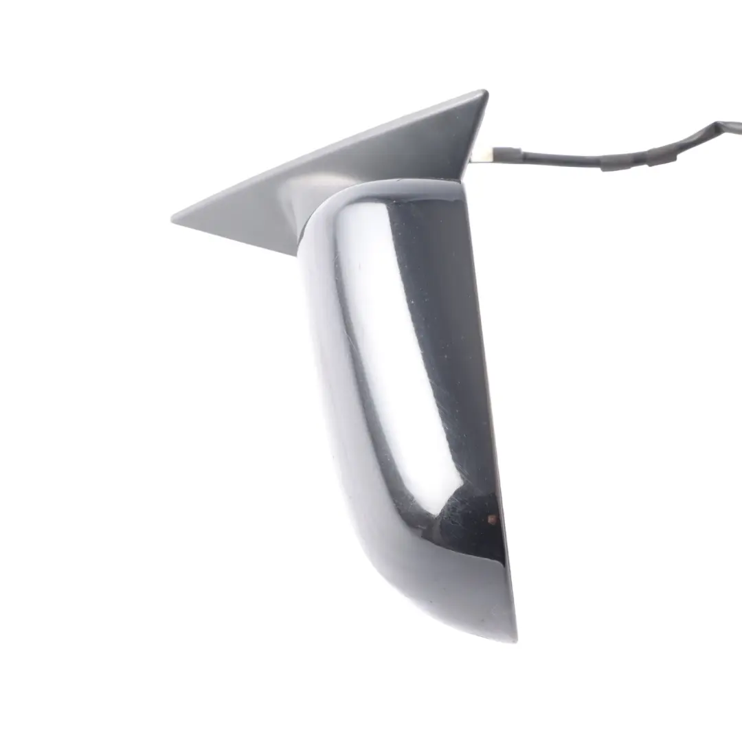 Audi A3 8P Door Wing Mirror View Left N/S Brilliant Black Metallic - Y9B - SKU RHD-8P2858531K-BBL - Part number 8P2858531K