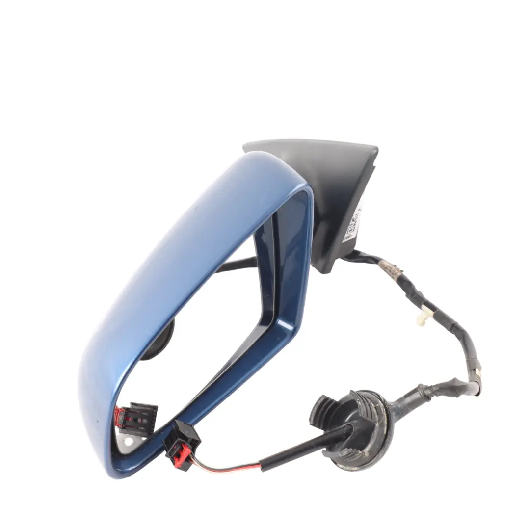 Mirror Wing Left N/S Door Outer View Mauritiusblau Perleffekt - Z5C to Audi A3 8P with Part number 8P2858531K Audi A3 8P Mirror Wing Left N/S Door Outer View Mauritiusblau Perleffekt - Z5C - SKU RHD-8P2858531K-MAU - Part number 8P2858531K